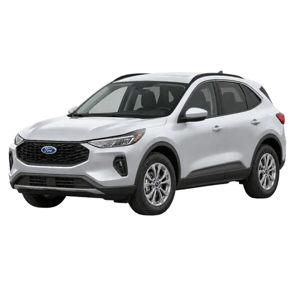 シルバーの2026 Ford Escape(フロントスリークォーター(左向き)ビュー)