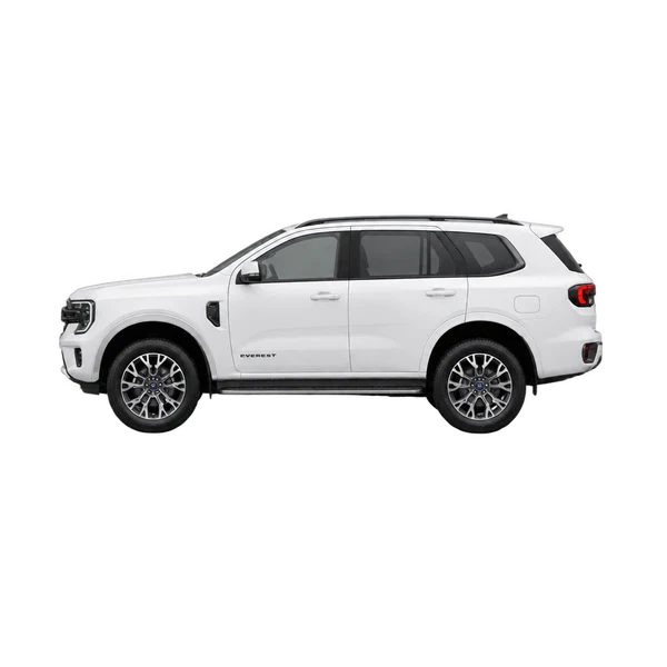 2024 Ford Everest in weiß, Ansicht: Seite (nach links gerichtet)