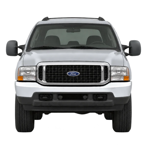 2001 Ford Excursion in Silber, Ansicht: Front