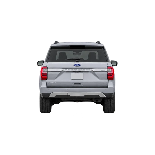 Ford Expedition MAX 2020 باللون فضي، منظر من الخلف