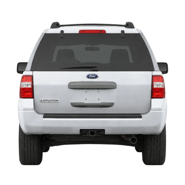 Ford Expedition 2015 prata, vista traseira
