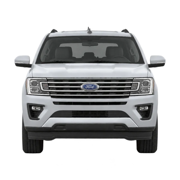 シルバーの2019 Ford Expedition（正面ビュー）