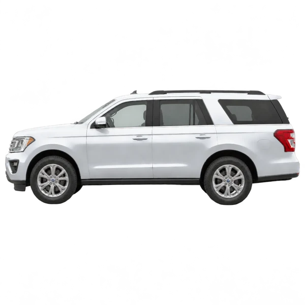2023 Ford Expedition in Silber, Ansicht: Seite (nach links gerichtet)