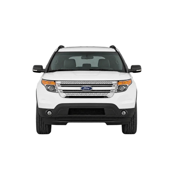 Ford Explorer 2014 blanc, vue avant