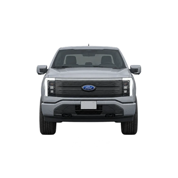 Ford F-150 Lightning 2025 prata, vista frente