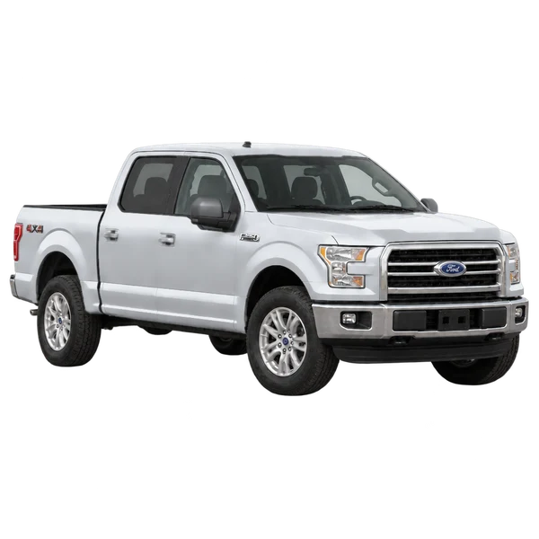 2016 Ford F-150 in Silber, Ansicht: Dreiviertelansicht vorne (nach rechts)