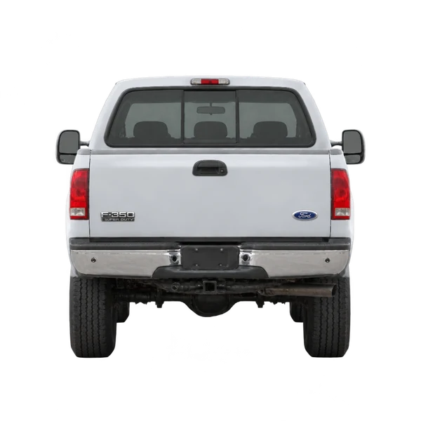 2007 Ford F-350 in Silber, Ansicht: Heck