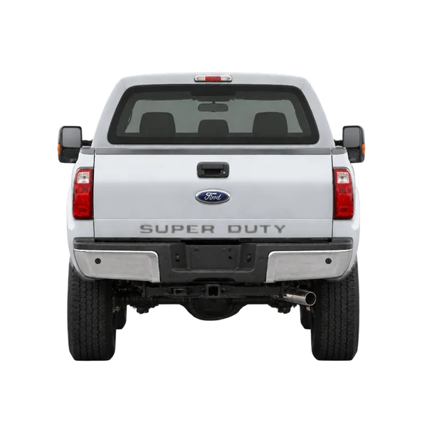2012 Ford F-350 in Silber, Ansicht: Heck
