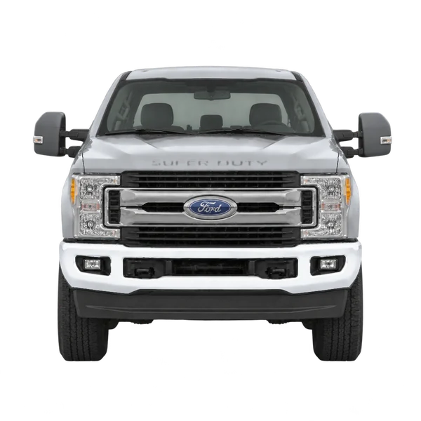 Ford F-350 2020 باللون فضي، منظر أمامي