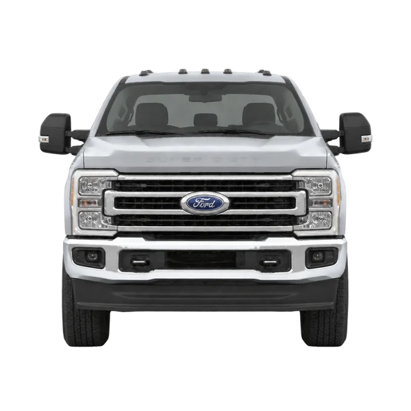 silver 2027 Ford F-350 front view