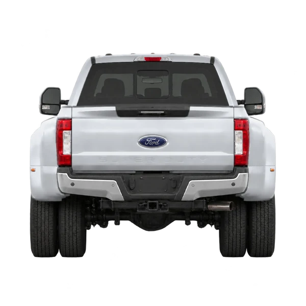 2020 Ford F-450 in Silber, Ansicht: Heck