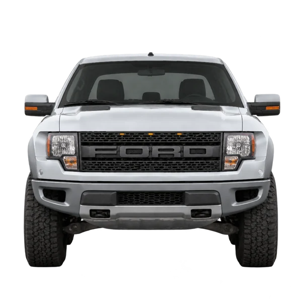 Ford F150 Raptor 2010 argent, vue avant