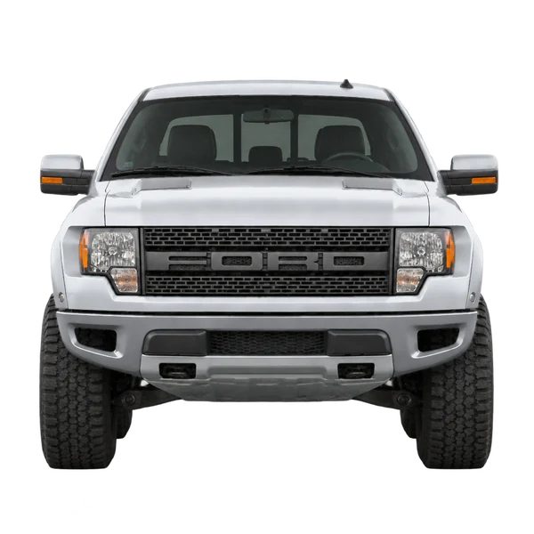 Ford F150 Raptor 2012 argent, vue avant