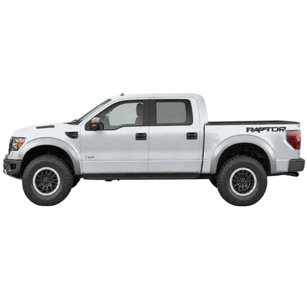 Ford F150 Raptor 2012 argent, vue côté (vers la gauche)