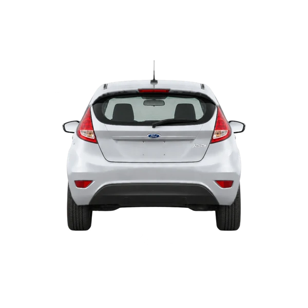 Ford Fiesta 2013 argent, vue arrière