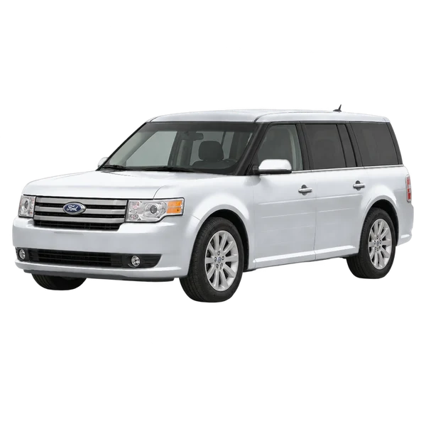 Ford Flex 2009 argent, vue trois-quarts avant (orienté vers la gauche)
