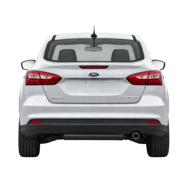 Ford Focus Titanium 2015 argent, vue arrière