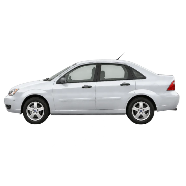 2006 Ford Focus in Silber, Ansicht: Seite (nach links gerichtet)