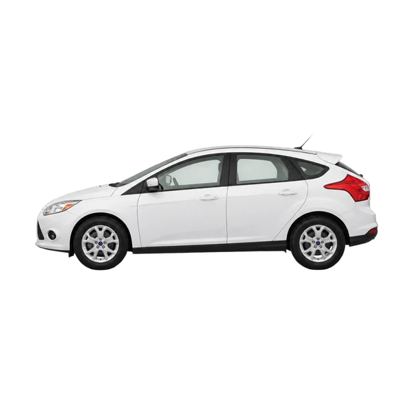 2012 Ford Focus in weiß, Ansicht: Seite (nach links gerichtet)