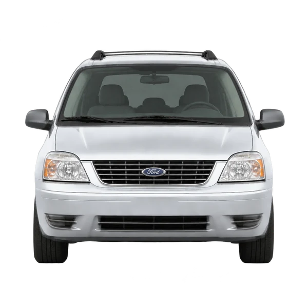 Ford Freestar 2007 en plateado, vista frontal