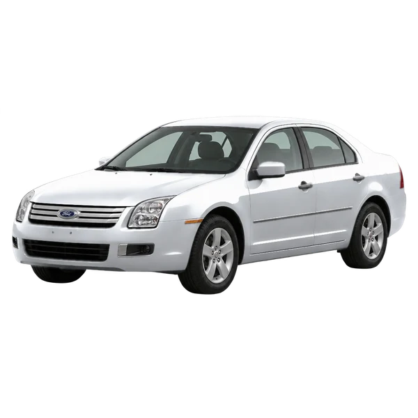 2008 FORD Fusion — Front three-quarter (facing left), silver