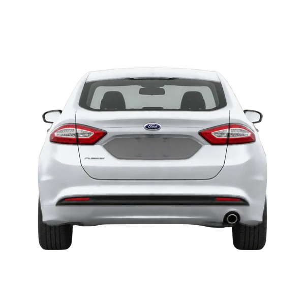 Ford Fusion 2015 prata, vista traseira