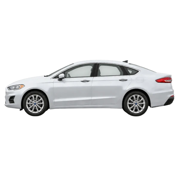 2022 Ford Fusion in Silber, Ansicht: Seite (nach links gerichtet)