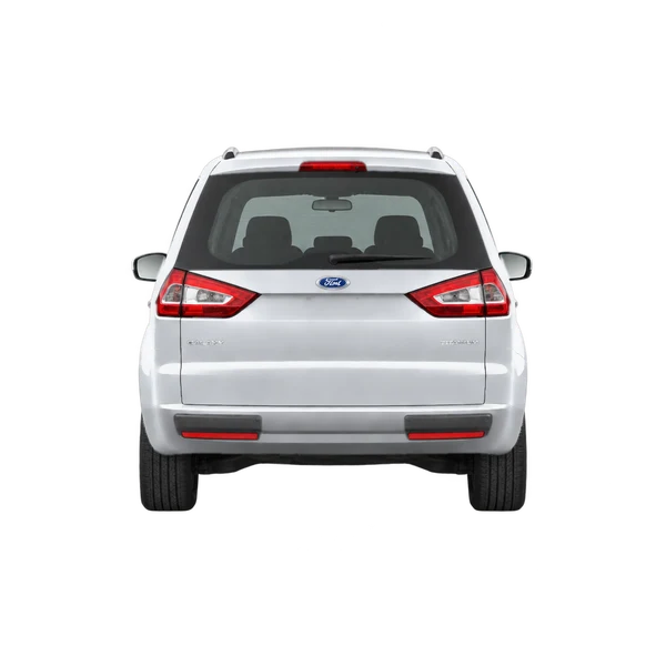Ford Galaxy Titanium 2013 prata, vista traseira