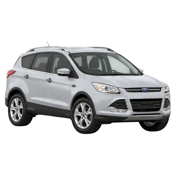 2013 Ford Kuga Titanium in Silber, Ansicht: Dreiviertelansicht vorne (nach rechts)