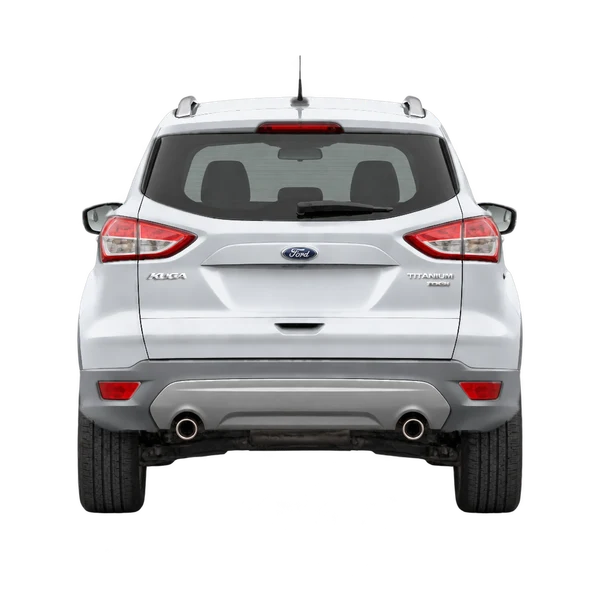 2013 Ford Kuga Titanium in Silber, Ansicht: Heck