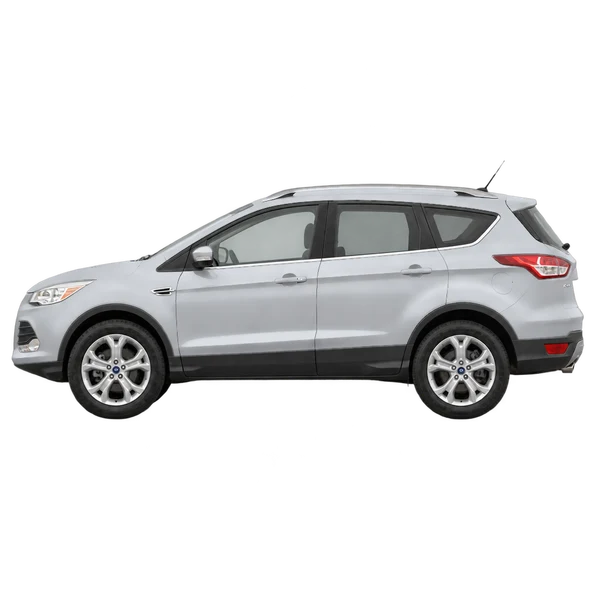 2013 Ford Kuga Titanium in Silber, Ansicht: Seite (nach links gerichtet)