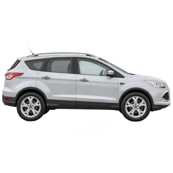 2013 Ford Kuga Titanium in Silber, Ansicht: Seite (nach rechts gewandt)