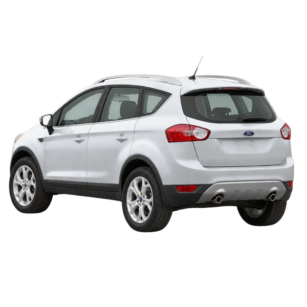 Ford Kuga 2012 argent, vue trois-quarts arrière (orienté vers la gauche)