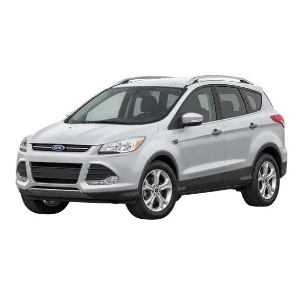 Ford Kuga 2013 argent, vue trois-quarts avant (orienté vers la gauche)
