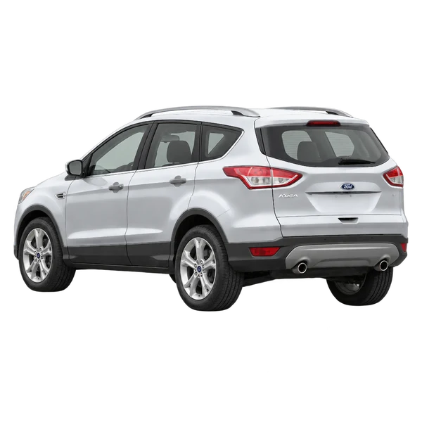Ford Kuga 2013 argent, vue trois-quarts arrière (orienté vers la gauche)