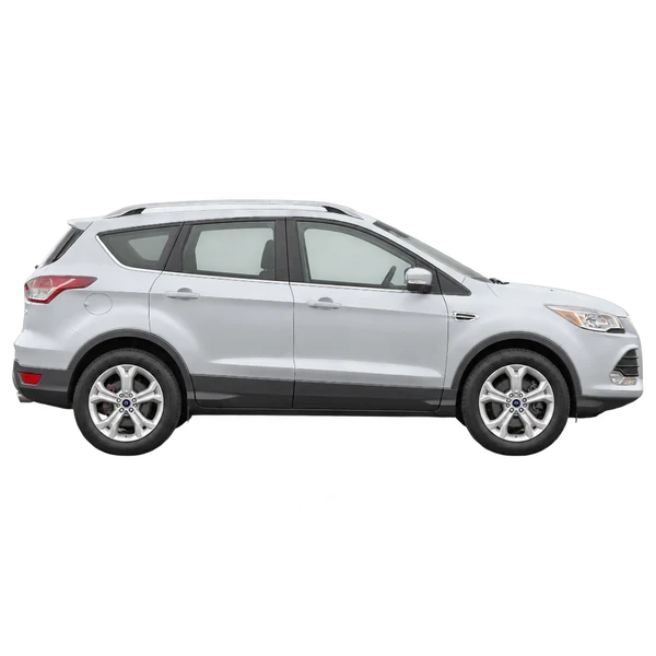Ford Kuga 2013 argent, vue profil (tourné vers la droite)