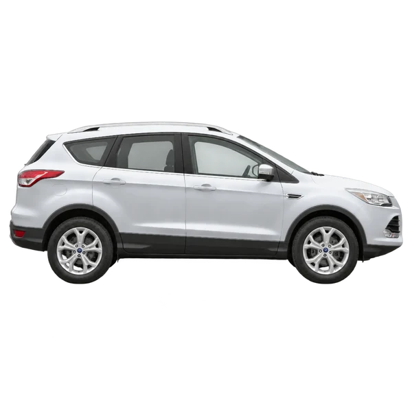 2016 Ford Kuga in Silber, Ansicht: Seite (nach rechts gewandt)