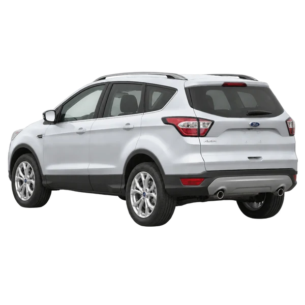 Ford Kuga 2017 argent, vue trois-quarts arrière (orienté vers la gauche)