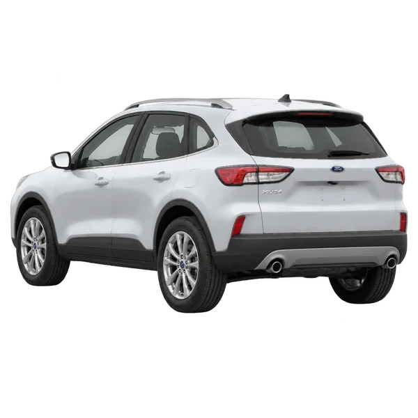 Ford Kuga 2020 argent, vue trois-quarts arrière (orienté vers la gauche)