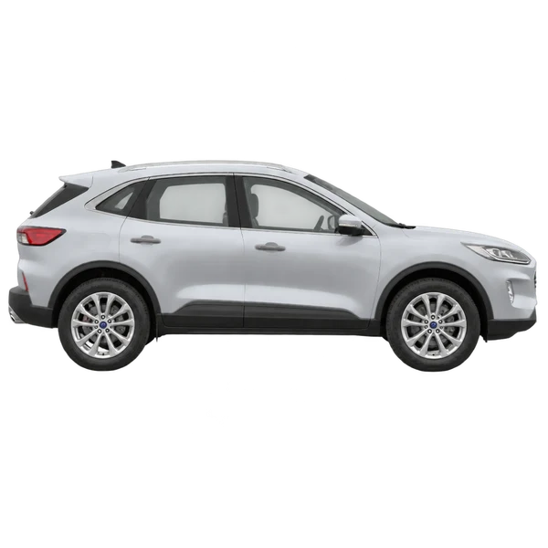 Ford Kuga 2020 argent, vue profil (tourné vers la droite)