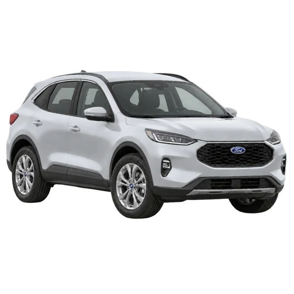 Ford Kuga 2023 prata, vista três quartos dianteiro (voltado para a direita)