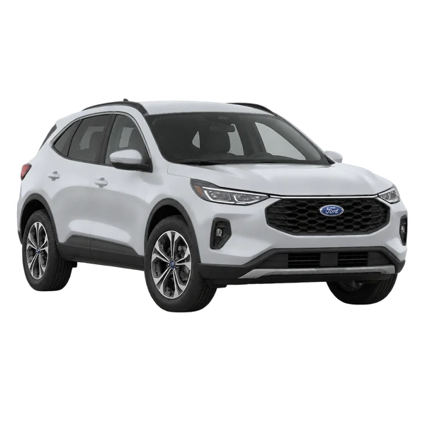 Ford Kuga 2024 argent, vue trois-quarts avant (orienté vers la gauche)