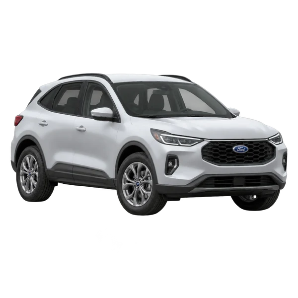 2026 Ford Kuga in Silber, Ansicht: Dreiviertelansicht vorne (nach links gerichtet)