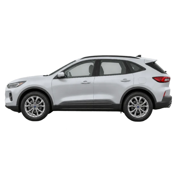 Ford Kuga 2026 prata, vista lateral (voltada para a esquerda)
