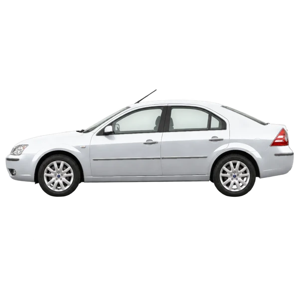 Ford Mondeo 2005 prata, vista lateral (voltada para a esquerda)