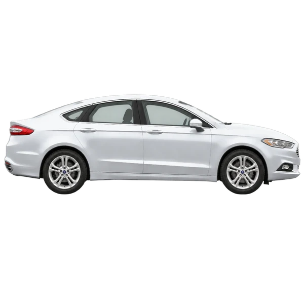 Ford Mondeo 2018 prata, vista lateral (voltada para a direita)