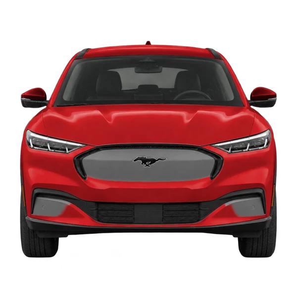2022 Ford Mustang Mach-E in rot, Ansicht: Front