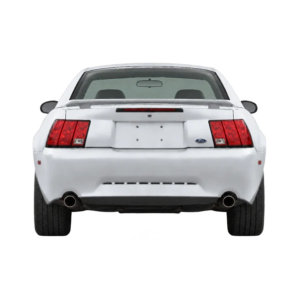 2004 Ford Mustang in Silber, Ansicht: Heck