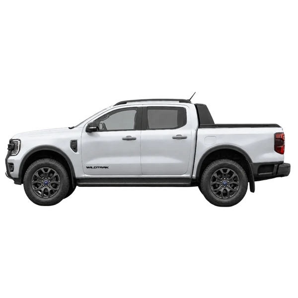 2025 Ford Ranger Wildtrak in Silber, Ansicht: Seite (nach links gerichtet)
