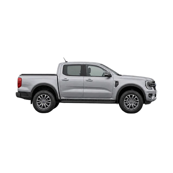 Ford Ranger 2026 argent, vue profil (tourné vers la droite)